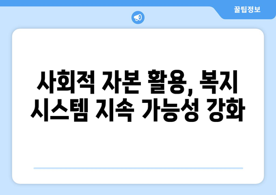 지속 가능한 복지 프로그램 구축 방안